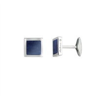 Gemelli Artigianale Uomo in Argento Lapislazzulo GEAR-1-253